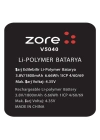 Vestel Venüs V3 5040 Zore A Kalite Uyumlu Batarya