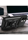 Vivo Y28 Kılıf Magnetik Standlı Kamera Korumalı Zore Sürgülü Vega Kapak