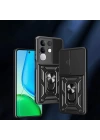 Vivo Y29 4G Kılıf Magnetik Standlı Kamera Korumalı Zore Sürgülü Vega Kapak