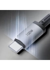 Wiwu Wi-C050 Legend Serisi 3in1 USB-A + Type-C to Lightning – Type-C – Akıllı Saat Şarj Kablosu 100W 1.2M