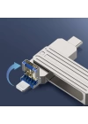 Wiwu Wi-FD001 3in1 USB3.2 Sürücü Disk USB-A + Lightning + Type-C OTG 128 GB