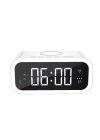 Wiwu Wi-W015 Time 4in1 Dijital Saat Alarm ve LED Işık Özellikli Wireless Şarj Aleti