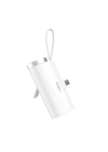 Wiwu Wi-W026 Capsule Serisi 2in1 Mini Taşınabilir Standlı Askılı Type-C PD Powerbank 5000mAh