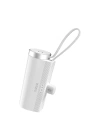 Wiwu Wi-W026 Capsule Serisi 2in1 Mini Taşınabilir Standlı Askılı Type-C PD Powerbank 5000mAh