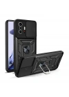 Xiaomi 11T Pro 5G Kılıf Magnetik Standlı Kamera Korumalı Zore Sürgülü Vega Kapak