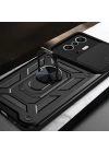 Xiaomi 11T Pro 5G Kılıf Magnetik Standlı Kamera Korumalı Zore Sürgülü Vega Kapak
