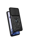 Xiaomi 11T Pro 5G Kılıf Magnetik Standlı Kamera Korumalı Zore Sürgülü Vega Kapak