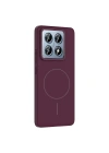 Xiaomi 14T Pro Kılıf M-safe Şarj Özellikli Zore Ruby Sert Kapak