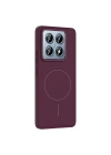 Xiaomi 14T Pro Kılıf M-safe Şarj Özellikli Zore Ruby Sert Kapak