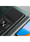 Xiaomi 14T Pro Kılıf Magnetik Standlı Kamera Korumalı Zore Sürgülü Vega Kapak