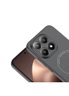 Xiaomi 15T Kılıf M-Safe Şarj Özellikli Kamera Korumalı Zore Elio Sert PC Kapak