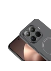 Xiaomi 15T Pro Kılıf M-Safe Şarj Özellikli Kamera Korumalı Zore Elio Sert PC Kapak