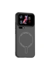 Xiaomi 17 Pro Kılıf M-Safe Şarj Özellikli Kamera Korumalı Zore Elio Sert PC Kapak