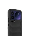 Xiaomi 17 Pro Max Kılıf Esnek TPU Oyuklu Arka Yüzey Tasarımlı Zore Etnik Silikon Kapak
