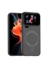 Xiaomi 17 Pro Max Kılıf M-Safe Şarj Özellikli Kamera Korumalı Zore Elio Sert PC Kapak