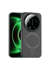 Xiaomi 17 Ultra Kılıf M-Safe Şarj Özellikli Kamera Korumalı Zore Elio Sert PC Kapak