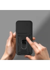 Xiaomi 17T Pro Kılıf Magnetik Standlı Kamera Korumalı Zore Sürgülü Vega Kapak