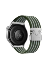 Xiaomi Amazfit Pace Zore KRD-133 22mm Naylon Kumaş Hasır Örgülü Kordon