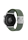 Xiaomi Amazfit Pace Zore KRD-133 22mm Naylon Kumaş Hasır Örgülü Kordon