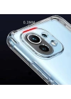Xiaomi Mi 11 Lite Kılıf Zore Kamera Korumalı Nitro Anti Shock Silikon