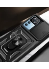Xiaomi Mi 12T Pro Kılıf Magnetik Standlı Kamera Korumalı Zore Sürgülü Vega Kapak