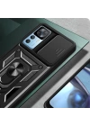 Xiaomi Mi 12T Pro Kılıf Magnetik Standlı Kamera Korumalı Zore Sürgülü Vega Kapak