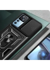 Xiaomi Mi 12T Pro Kılıf Magnetik Standlı Kamera Korumalı Zore Sürgülü Vega Kapak