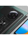 Xiaomi Mi 13 Ultra Kılıf Magnetik Standlı Kamera Korumalı Zore Sürgülü Vega Kapak