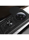Xiaomi Mi 13 Ultra Kılıf Magnetik Standlı Kamera Korumalı Zore Sürgülü Vega Kapak