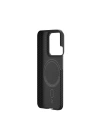 Xiaomi Mi 14 Kılıf M-safe Şarj Özellikli 600D Kevlar Zore Krek Karbon Kapak