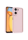 Xiaomi Poco C65 Kılıf Kamera Korumalı Zore Ananas Kapak