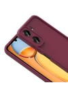 Xiaomi Poco C65 Kılıf Kamera Korumalı Zore Ananas Kapak