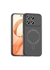 Xiaomi Poco F8 Pro Kılıf M-Safe Şarj Özellikli Kamera Korumalı Zore Elio Sert PC Kapak