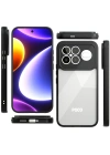Xiaomi Poco F8 Ultra Kılıf Kamera Korumalı Şeffaf Arka Yüzey Zore New Roll Kapak