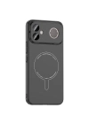 Xiaomi Poco F8 Ultra Kılıf M-Safe Şarj Özellikli Kamera Korumalı Zore Elio Sert PC Kapak