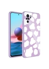 Xiaomi Poco M5S Kılıf Kamera Korumalı Desenli Sert Silikon Zore Epoksi Kapak