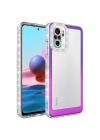 Xiaomi Poco M5S Kılıf Simli ve Renk Geçiş Tasarımlı Lens Korumalı Zore Park Kapak