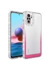 Xiaomi Poco M5S Kılıf Simli ve Renk Geçiş Tasarımlı Lens Korumalı Zore Park Kapak