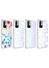 Xiaomi Poco M5S Kılıf Zore M-Blue Desenli Kapak