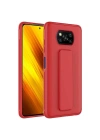 Xiaomi Poco X3 Kılıf Zore Qstand Kapak