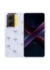 Xiaomi Poco X7 Pro Kılıf Airbag Tasarımlı Simli Şeffaf Zore Kutup Kapak