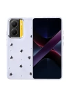 Xiaomi Poco X7 Pro Kılıf Airbag Tasarımlı Simli Şeffaf Zore Kutup Kapak