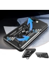 Xiaomi Poco X7 Pro Kılıf Magnetik Standlı Kamera Korumalı Zore Sürgülü Vega Kapak