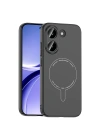 Xiaomi Poco X8 Pro Kılıf M-Safe Şarj Özellikli Kamera Korumalı Zore Elio Sert PC Kapak