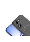 Xiaomi Poco X8 Pro Kılıf M-Safe Şarj Özellikli Kamera Korumalı Zore Elio Sert PC Kapak