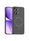 Xiaomi Poco X8 Pro Max Kılıf M-Safe Şarj Özellikli Kamera Korumalı Zore Elio Sert PC Kapak