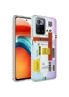 Xiaomi Redmi 10 Kılıf Airbag Kenarlı Renkli Desenli Silikon Zore Elegans Kapak