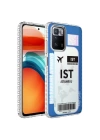 Xiaomi Redmi 10 Kılıf Airbag Kenarlı Renkli Desenli Silikon Zore Elegans Kapak