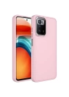 Xiaomi Redmi 10 Kılıf Metal Çerçeve ve Buton Tasarımlı Silikon Zore Luna Kapak