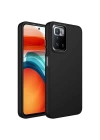 Xiaomi Redmi 10 Kılıf Metal Çerçeve ve Buton Tasarımlı Silikon Zore Luna Kapak